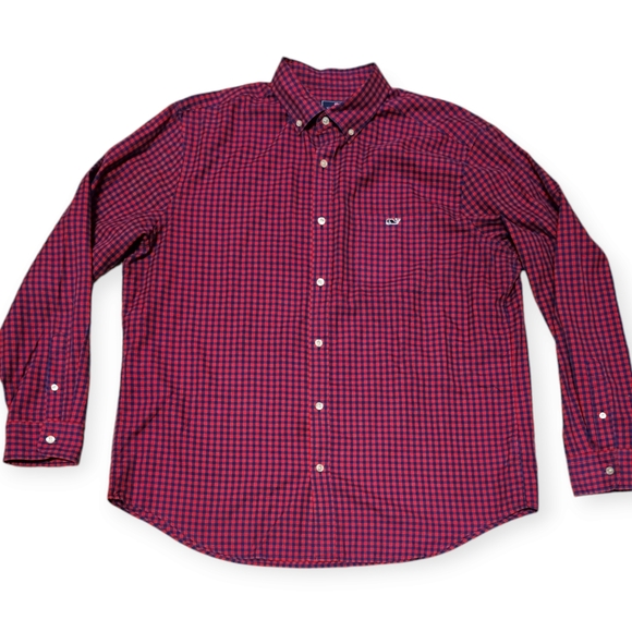 Vineyard Vines Classic Fit Cotton Tucker Button Down Shirt - Picture 1 of 7